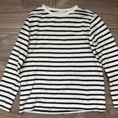 UNIQLO キッズ ボーダー長袖カットソー 130