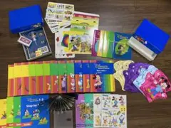 DWE メインプログラム　絵本、ステップバイステップDVD、アクティビティ