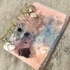 レジンバインダー　A7　表紙兼チャレンジシート＋リフィル5枚付☆　貯金チャレンジ