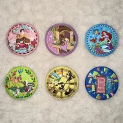 6種セットのDisney缶バッチ