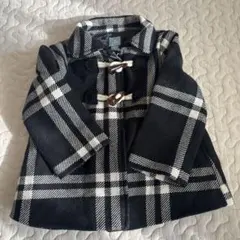 babyGap チェック柄ダッフルコート