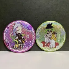 ニジゲンノモリ　鬼滅の刃　ネオン缶バッジ　2025 妓夫太郎　堕姫　セット