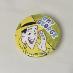 おさるのジョージ 缶バッジ 黄色い帽子のおじさん 非売品