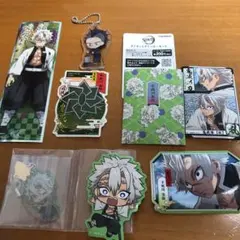 鬼滅の刃　不死川実弥　不死川玄弥　ステッカー　キーホルダー