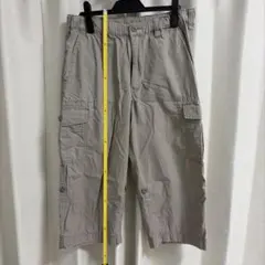 メンズ カーゴパンツ ベージュ Sサイズ
