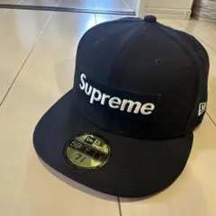 Supreme 59FIFTY キャップ ブラック 7 3/8