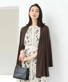 自由区【接触冷感・UVカット・洗える】ハンディカーディガン ロング丈のサムネイル