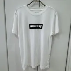 moussy ボックスロゴ Tシャツ ホワイトのサムネイル