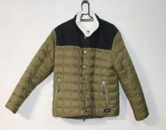 男女兼用　TAION 　カーキ　マウンテン リバーシブル ダウン ジャケット　L