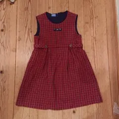 ファミリアチェック ワンピース 120