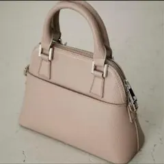 【美品】AZUL BY MOUSSY ダブルジッパーバッグ グレージュ