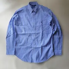 美品 Ralph Lauren ストライプシャツ 長袖 L