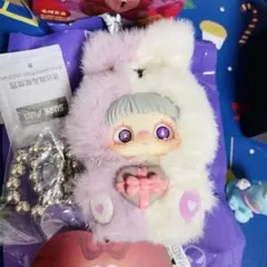 白 ピンク ぬいぐるみ