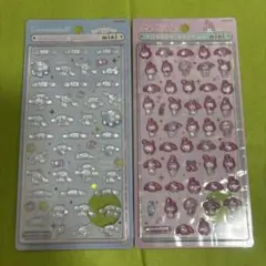 Cinnamoroll & My Melody ボンボンドロップミニシール