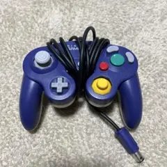【希少】ゲームキューブ用コントローラー 紫　背面クリアカラー