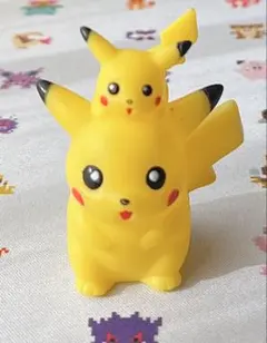 ポケモン 指人形 ピカチュウ 親子 中古 ポケモンキッズ ソフビ フィギュア