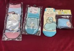 【限定品・一番くじ入り】すみっコぐらし とかげ 靴下 4足セットすみっコぐらし堂