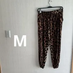 ヒョウ柄カジュアルパンツ Mサイズ