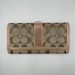 Y2K COACH Soho Signature Long Wallet DB - メルカリ