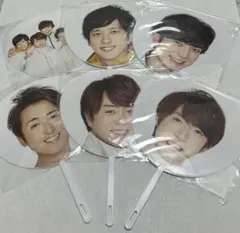 嵐　5×20 ミニうちわ6枚セット
