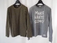 KICKY VILLAGE★長袖カットソー Tシャツ★２点セット　150cm