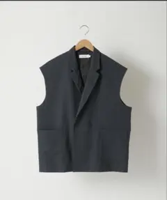 MONO-MART ダークグレー ダブルブレスト ベスト Ｌ
