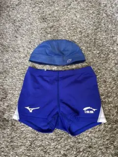 Mizuno イトマン スクール水着XSと水泳帽セット