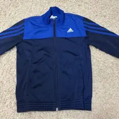 adidas キッズ ジップアップジャケット ネイビー