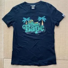未使用 エイプ レディース Tシャツ XS A BATHING APE（アベイシングエイプ） tシャツ COLOR DENIM BIG APE