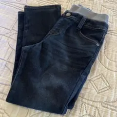 トップバリュー デニム長ズボン 130 裏起毛