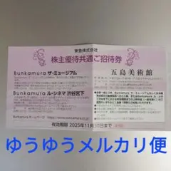 東急株主優待共通招待券　1枚　 匿名発送　レオレオーニの絵本づくり展　等