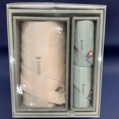 HAGUKUMU タオルセット ピンク ミントグリーン