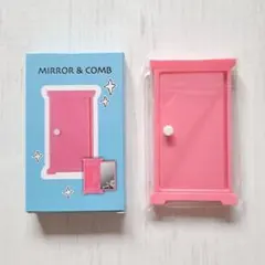 ドラえもん 3COINS ミラー＆コーム どこでもドア