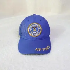 USAF 米空軍 AIR FORCE 刺繍キャップ ブルー ミリタリー アメカジ