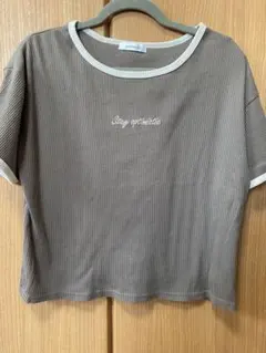 ワッフルカットソー