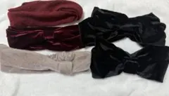 ヘアターバン　ヘアバンド　5点