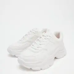 ZARA　ザラ　チャンキープラットフォームスニーカー 37 24cm 完売品 ZARA】チャンキーソールスニーカー 2247/420/001 (ZARA/スニーカー