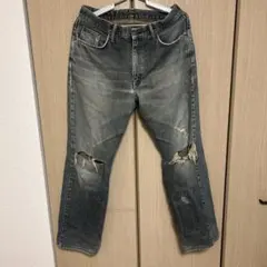 y2k EDWIN デニム ダメージ 90s