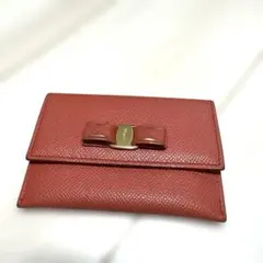 クロエ Chloe リボン 三つ折り財布 レザーボウ ピンク系 ミニ - メルカリ