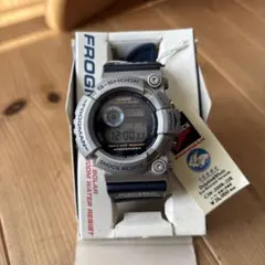 G-SHOCK イルカクジラ フロッグマン GW-200K-2JR CASIO GW-200K-2 イルクジ2001 フロッグマン シルバー×ネイビー – G-BRIDGES