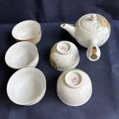 茶道具 京焼 加藤昌山作 色絵金彩 束熨斗文 数茶碗 五客 C A63 - メルカリ