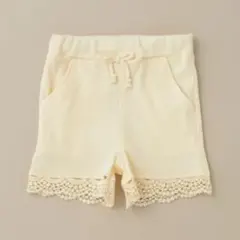 センスオブワンダー　裾レースショートパンツ　90cm