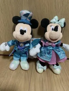 ディズニーシー　25周年　ぬいぐるみバッジ　ミッキー　ミニー