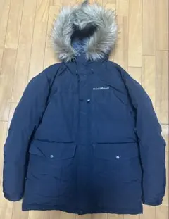 モンベル ローガンダウン パーカ(M)ブラック 黒 1101545 ファーダウン