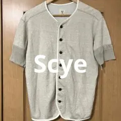 【素敵なデザイン❗️】Scye リネン 半袖カーディガンシャツのサムネイル