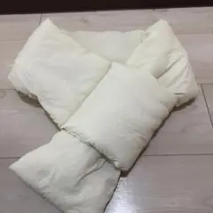 マフラー　アイボリー