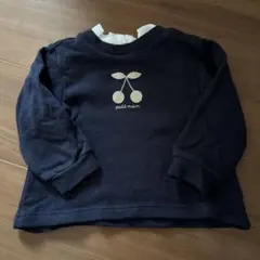 プティマイン petit main長袖　カットソー80