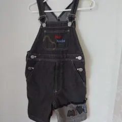 レトロタグミキハウス デニム オーバーオール 100cm