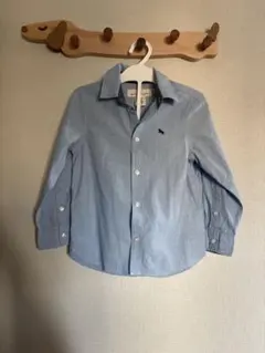 男の子　H&M長袖シャツ ブルー　116