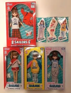 リカちゃんくじ SAILORS リカちゃん人形４種セット